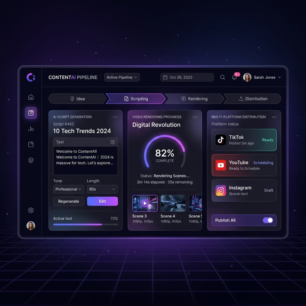 Phantoms — AI Content Engine — interface